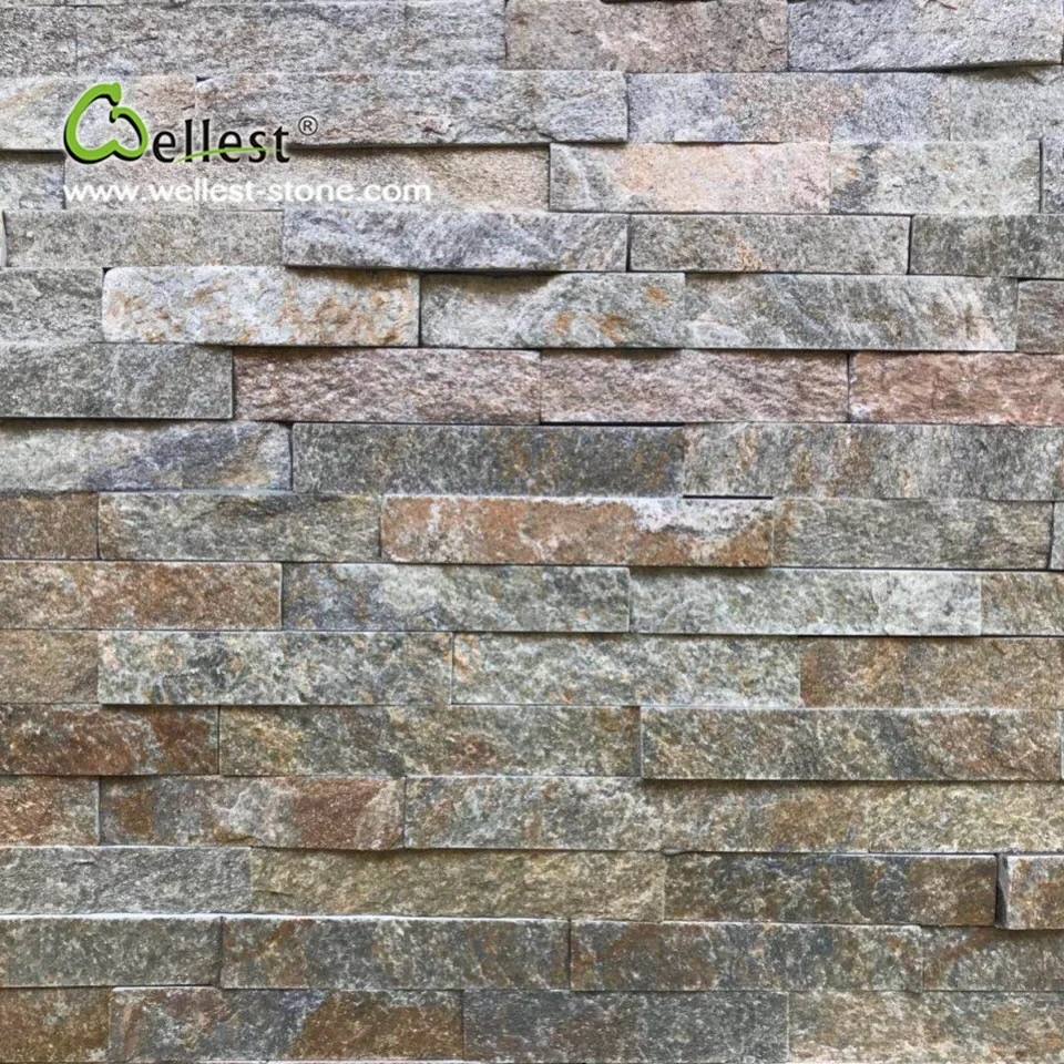 flexible stone veneer natural rustic slate wall cladding stone for exterior wall