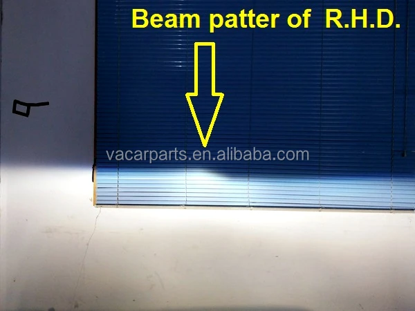 Right hand drive projector lens JettaMK6 headlight