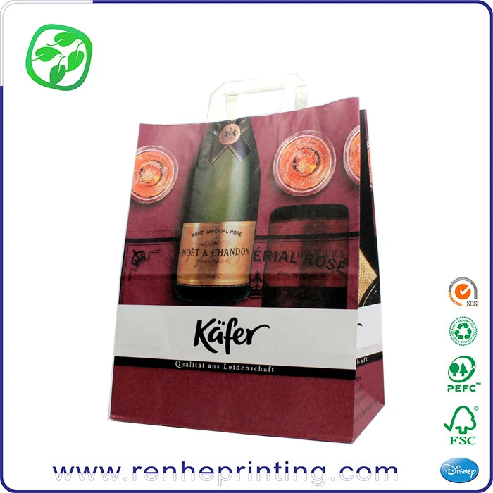 twist handle brown kraft printed mcdonalds mcdonalds paper bag