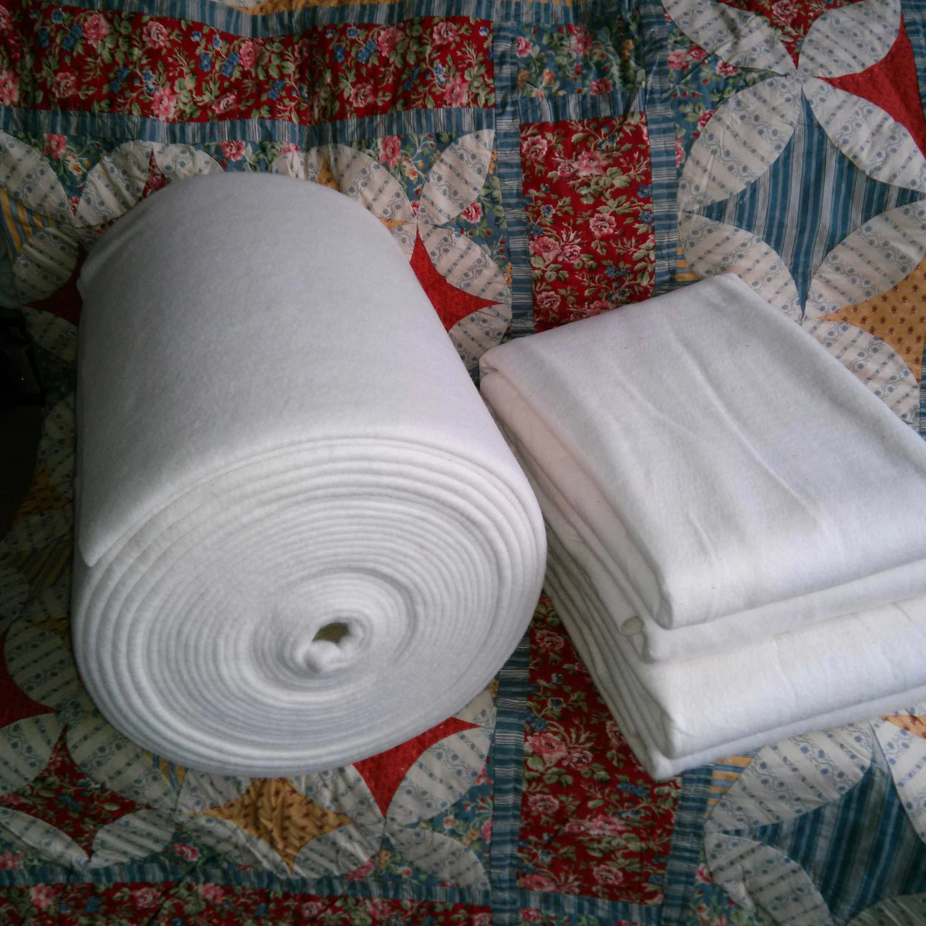 Quilt material warm and natural cotton batting on sale