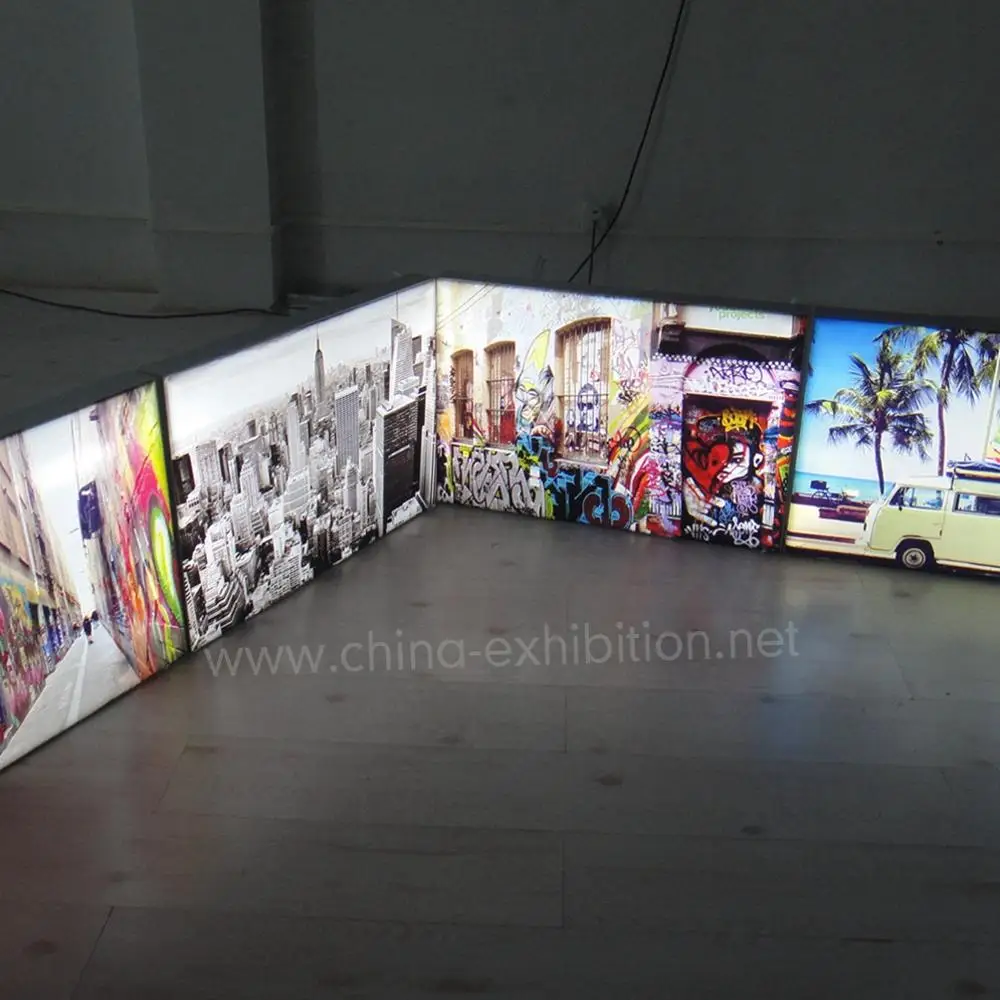 Tianyu Custom Made Tension Fabric Backlit Light Box Led Module Profile Aluminum Lightbox