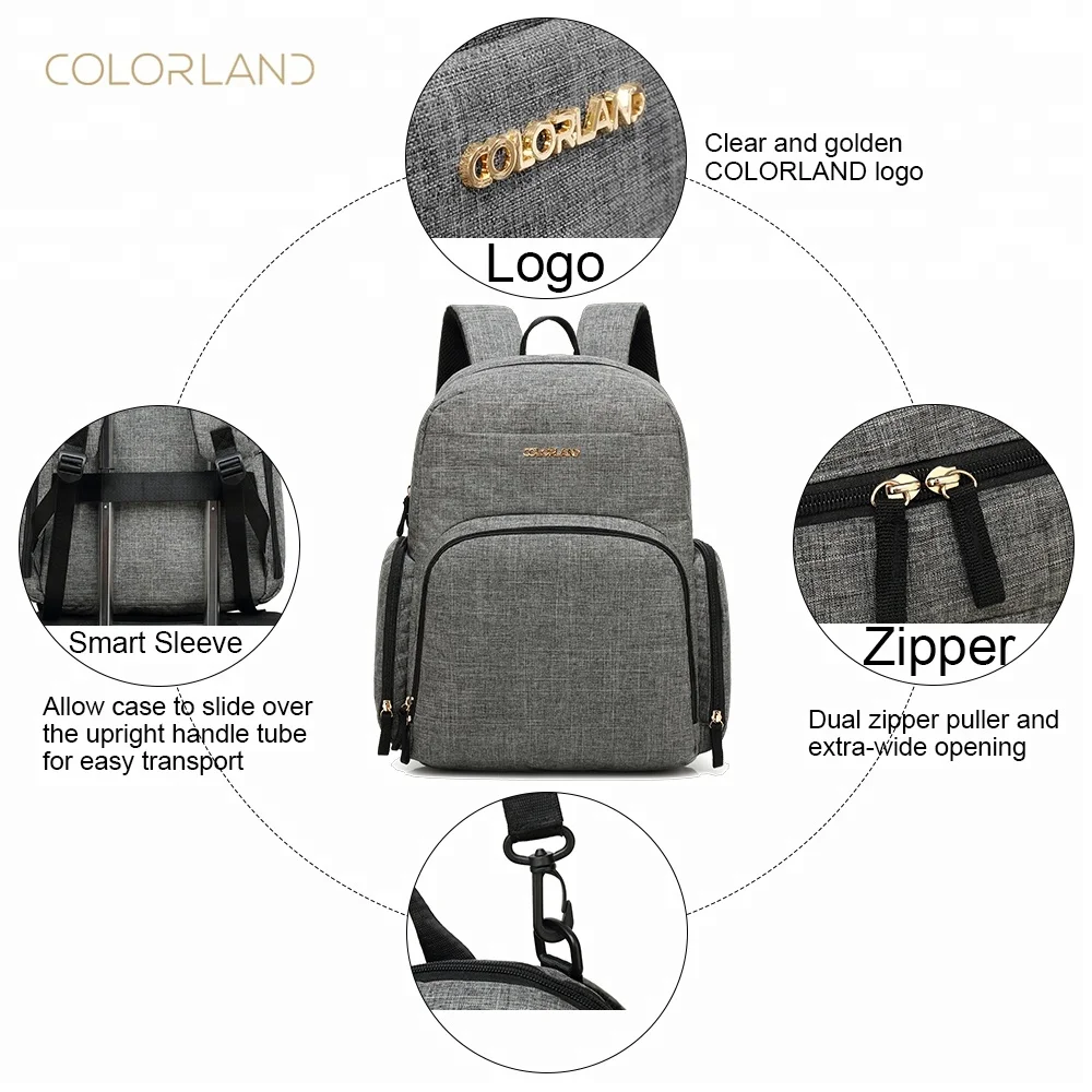 Aliexpress Hot Selling Chic Cooler Breast Pump Bag with Insulated Detachable Compartment for Breast Milk Lunch Box