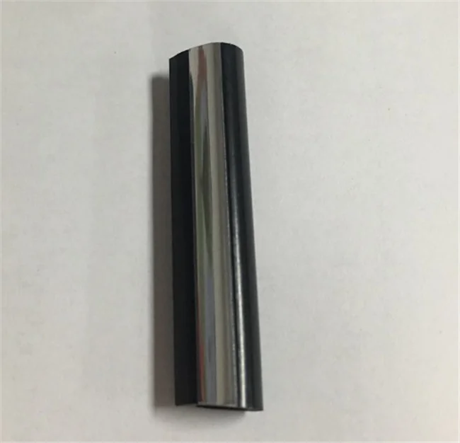 Flexible chrome and black pvc U shape edge trim for helmet