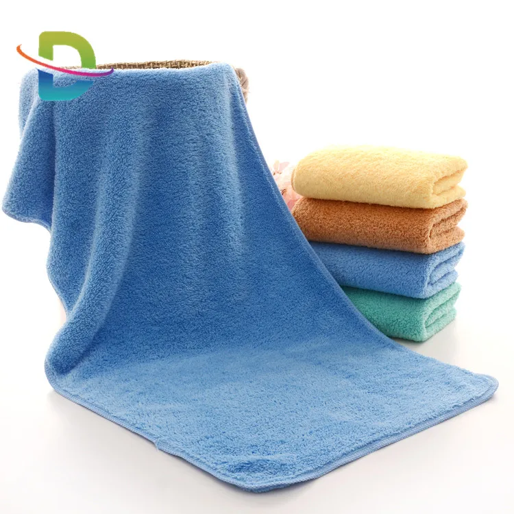 Customized face towels coral fleece bath towel folding face towel