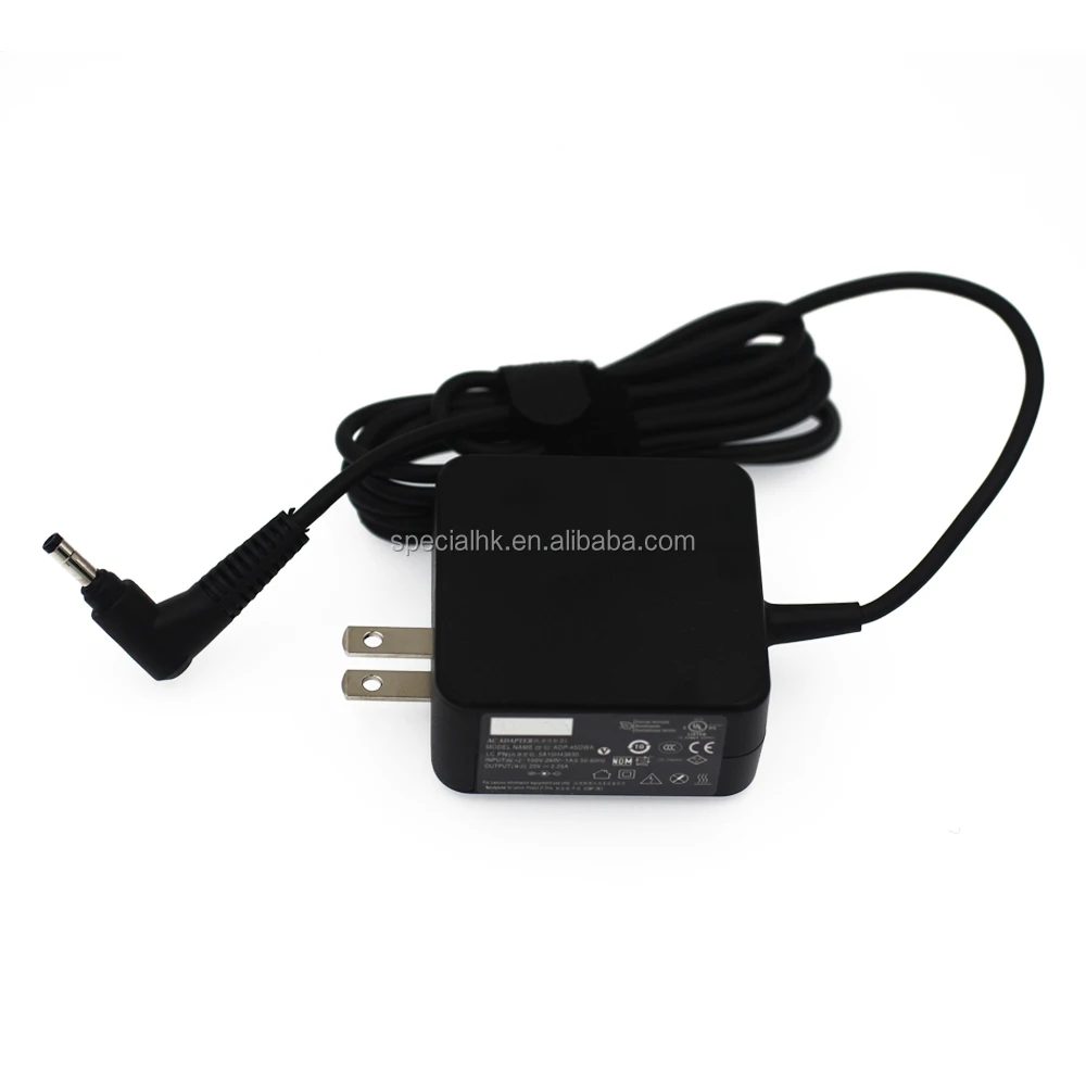 US plug 20V 2.25A 45W ac dc power laptop adapter for lenovo ideapad 100-14IBY 100-15IBD 100-15IBY
