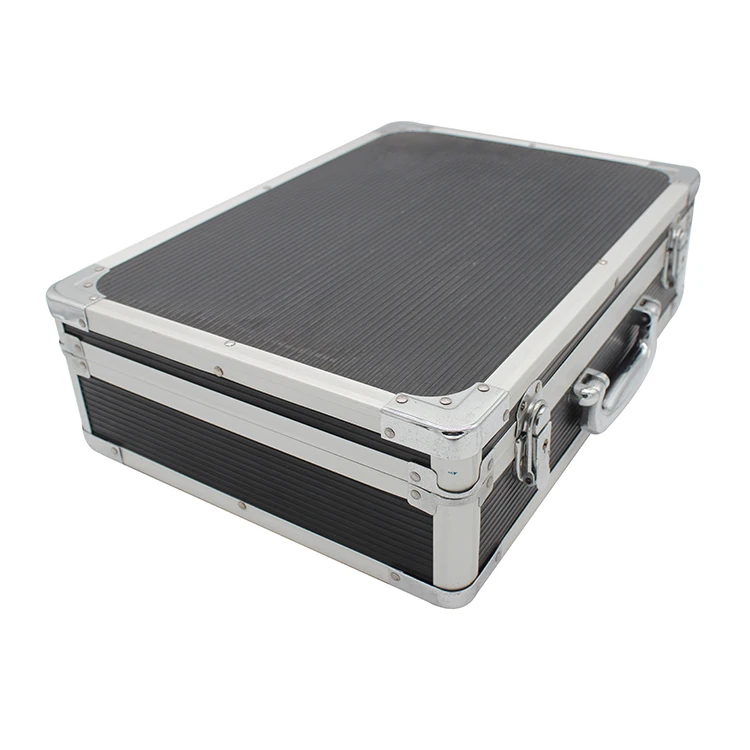 Portable Aluminum Executive Suitcase Briefcase with Secret Compartment