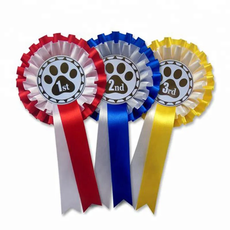 China Manufacturer Handmade Award Ribbon Rosette for Horse