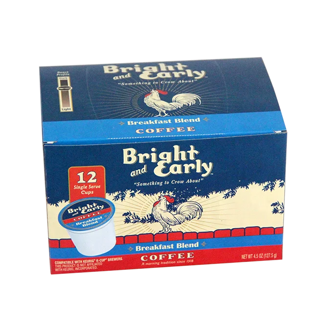 
Professional Printed Custom Cheap Coffee Paper Packaging Box 