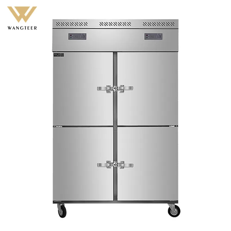 1000L Китай охладитель морозильник холодильник 4 дверей коммерческий холодильник