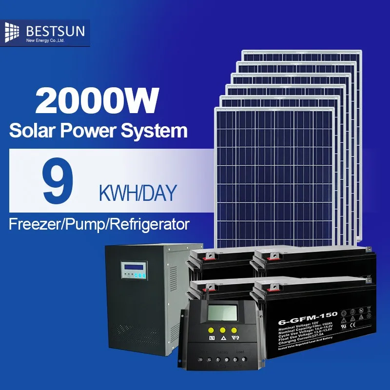 
20KW 20000w 20kva home solar power system supply 60kw a day off grid solar pv system solar electricity solar power system 