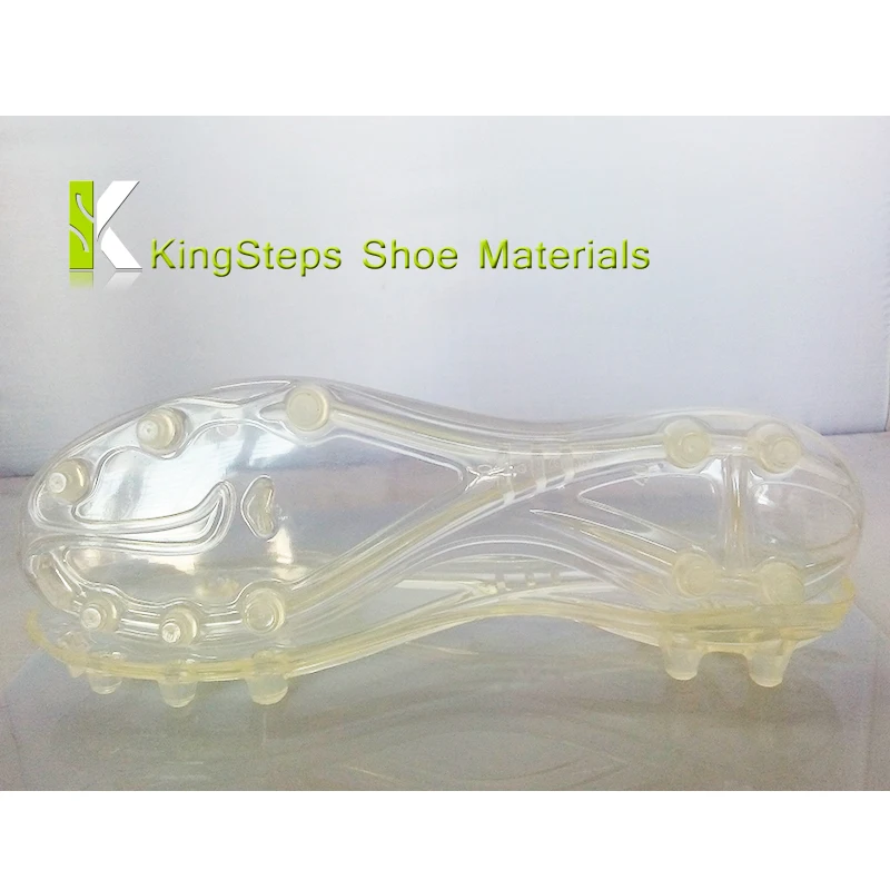 transparent color tpu football boot soles manufacturer in jinjiang soccer outer sole shoes materials KSGS-1512