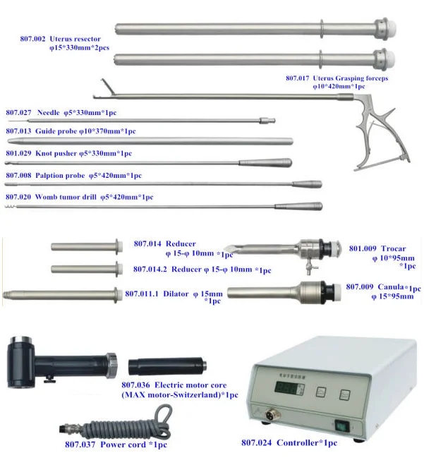 Laparoscopy Instruments Electric Uterus Cutter Surgical Electric Gynecology