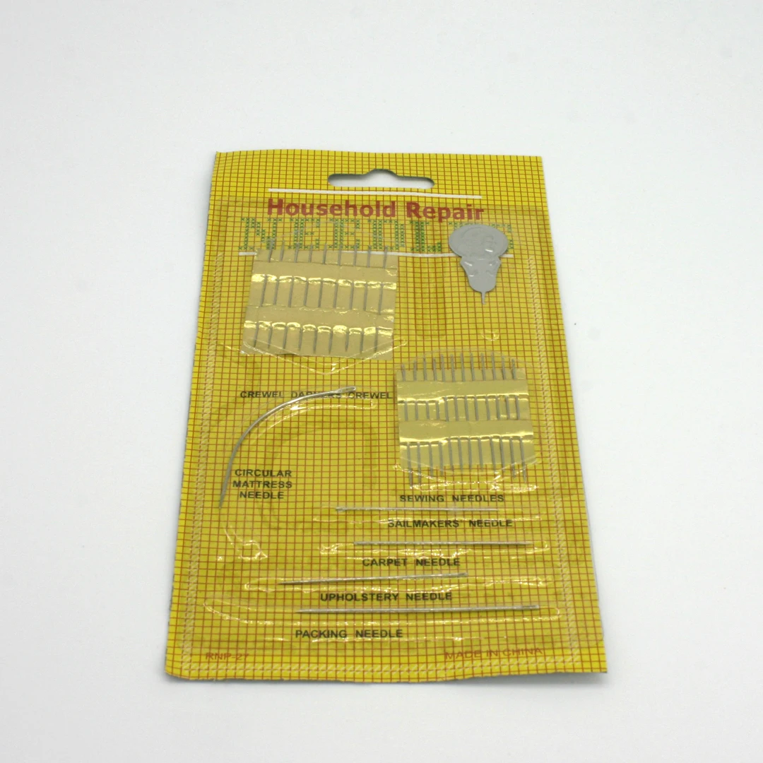 Household Repair Needle Hand Sewing Needle In Blister Packing With C Needle for sewing