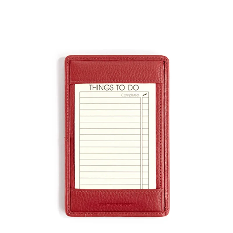 Вещах которые можно сделать примечание Jotter персонализированная кожанная индексная карта держатель