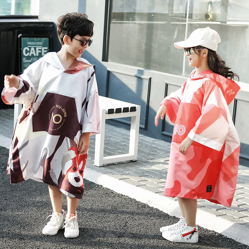 Wholesale Luxury Hooded Surf Cotton Kids PonchoTowel