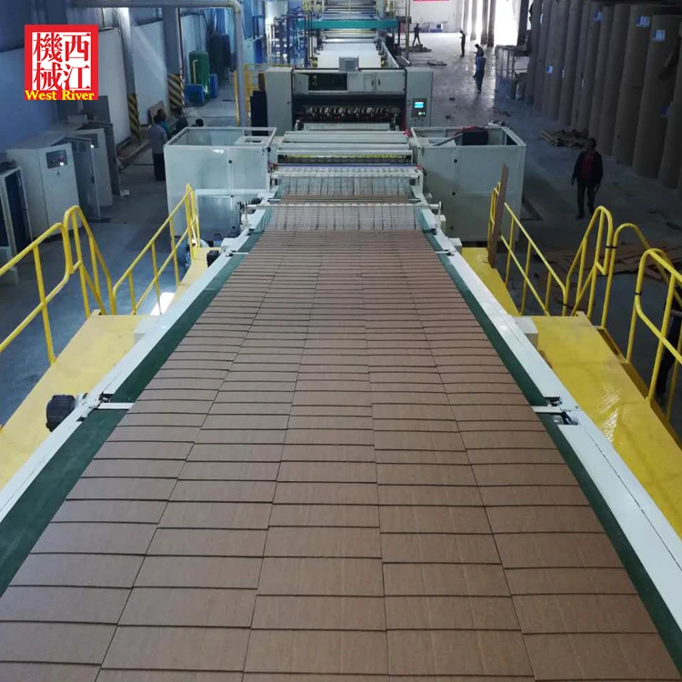 
Automatic Carton Box Making Machine Corrugated Board Production Lines 3/5/7Ply High Speed PLC Control 
