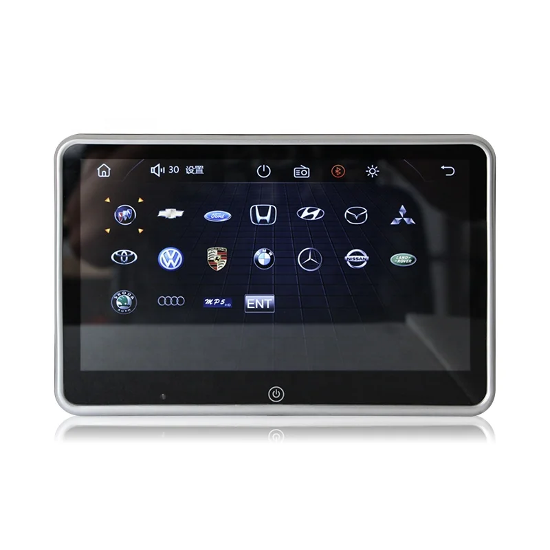 
Eidada 10.1 inch Ultra Thin Car 1080P Headrest Monitor Mp5 Player With Mirror link AV out USB FM Capactive Touch Screen Car Logo 