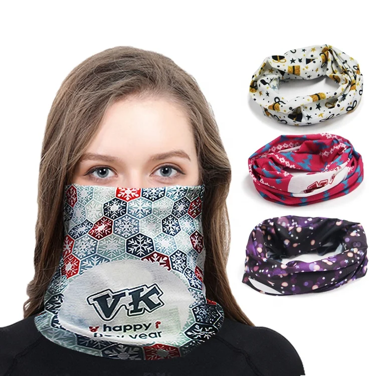 
Free design soft promotion multifunctional headwear bandana for Motorcycle 