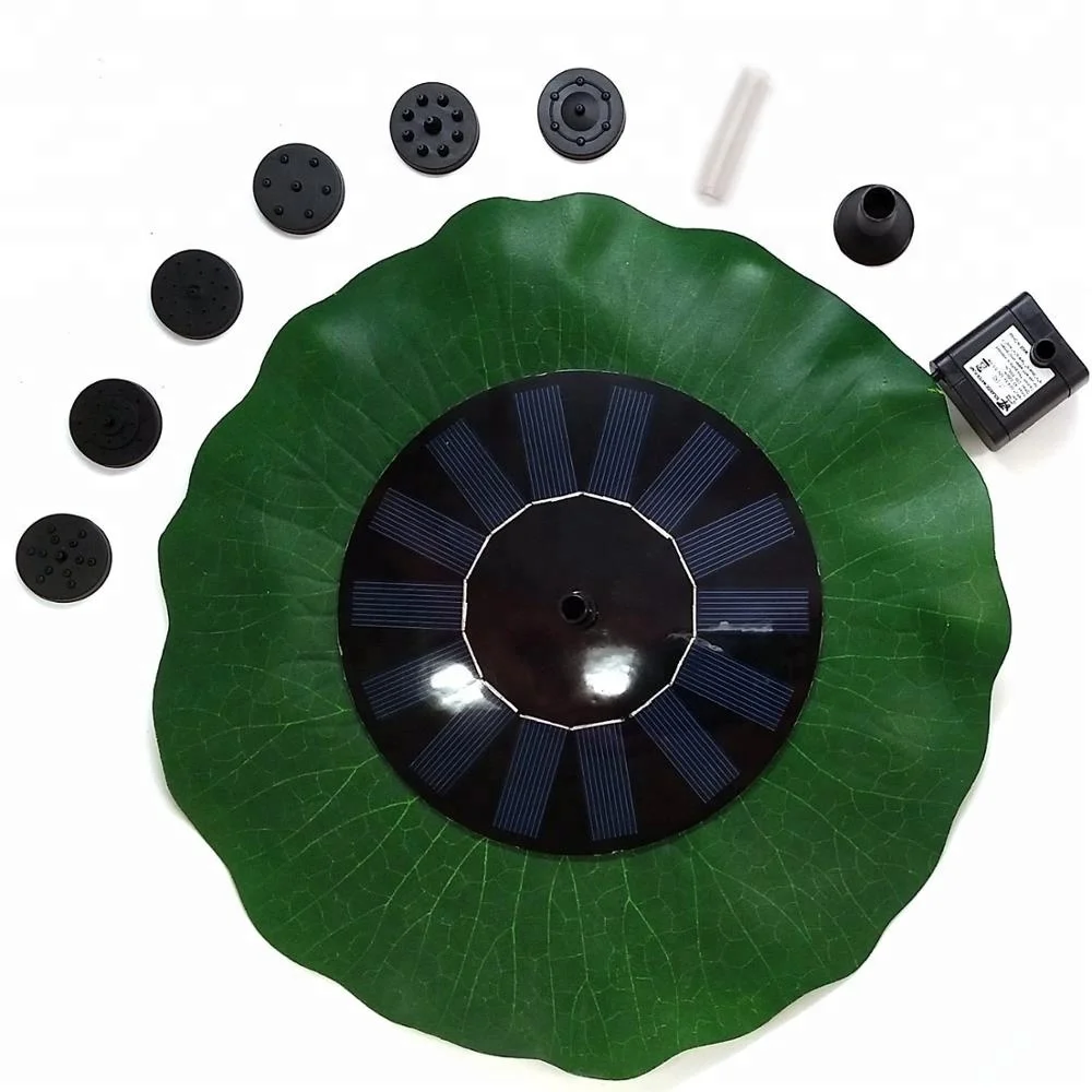 Garden Park Landscape Decoration outdoor garden water fountain solar jet pump