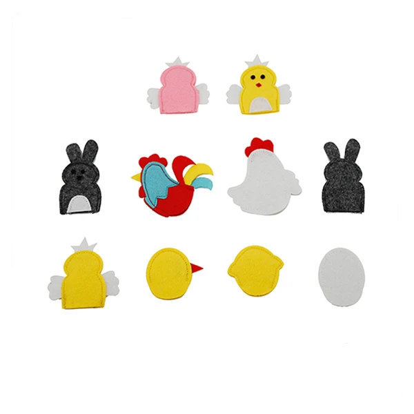 
OEM design finger puppets felt for kids 