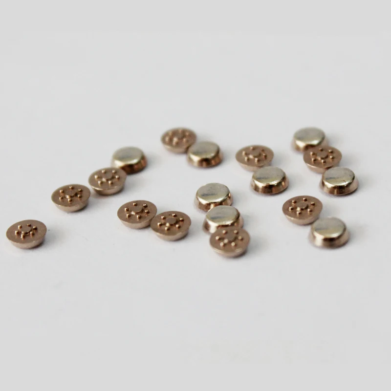 Контактная заклепка с электрической кнопкой для термостатора