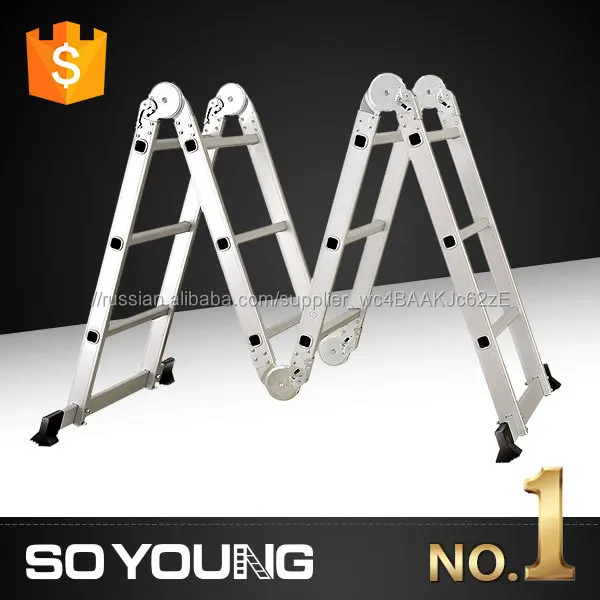 2.6 м 3.6 м 4.6 м алюминий многоцелевой лестница, складные лестницы, лестница настенные кронштейны