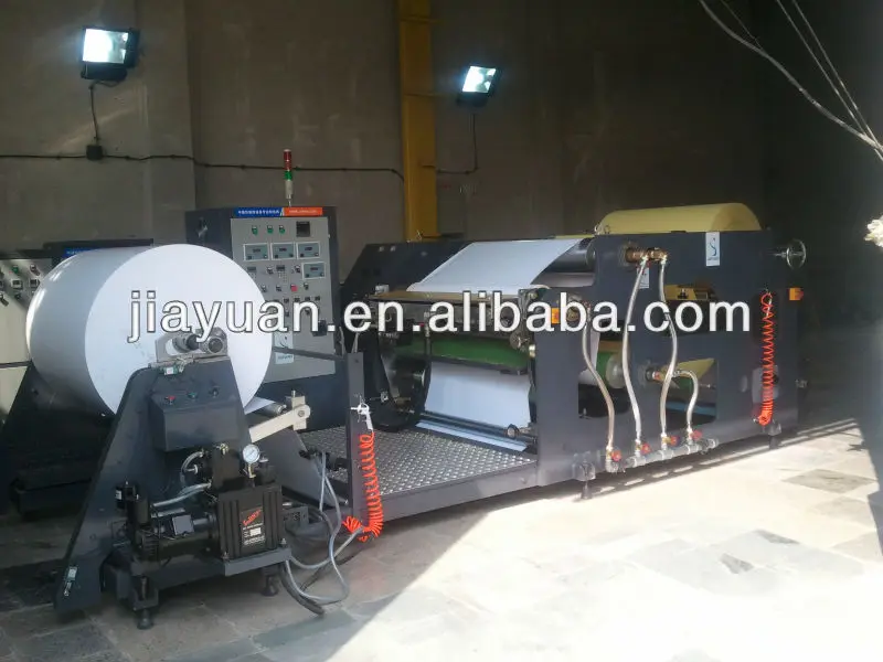 Wenzhou jiayuan JYT-B Double Side Foam Tape hot melt adhesive Coating Machine for double side tape, foam tape, adhesive tape