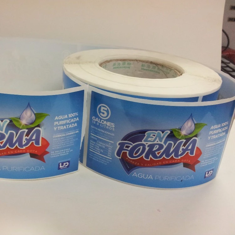 76mm vinyl core vinyl/pvc/BOPP waterproof permanent adhesive roll label sticker