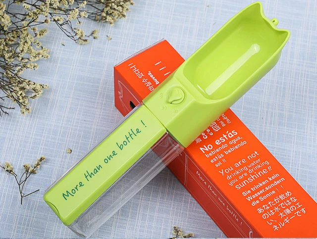 Портативная бутылка для воды с сумкой для уборки за собакой