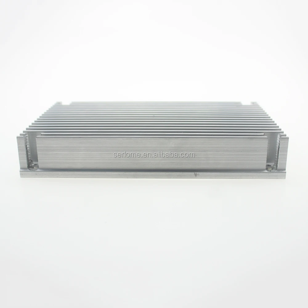 
GPU Aluminum Extruded Heat Sink Custom Size Silver Soldering Metal Peltier Pin Fin CPU Intel Amd Processor Passive Heatsink 