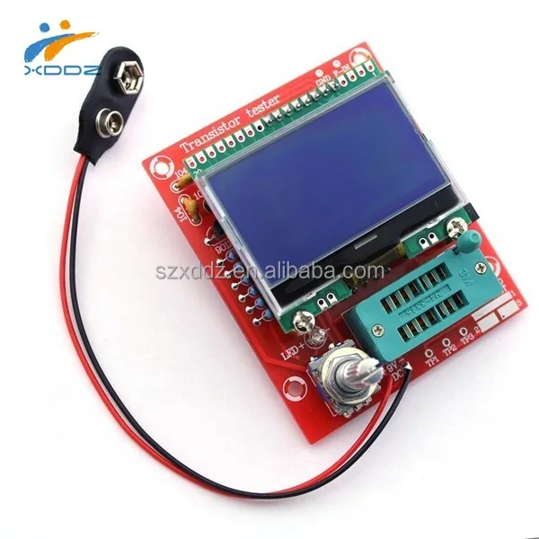 
M328 LCD 12864 Transistor Tester DIY Kit Diode Triode Capacitance LCR ESR Meter 