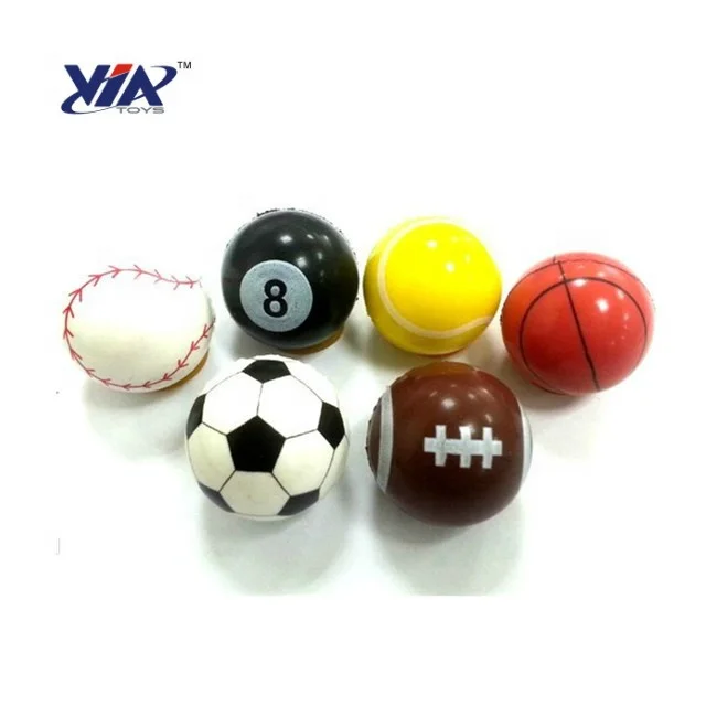 
VIA Promotional Toy Bouncy ball high bounce Sports ball 27 32 35 38 45mm 