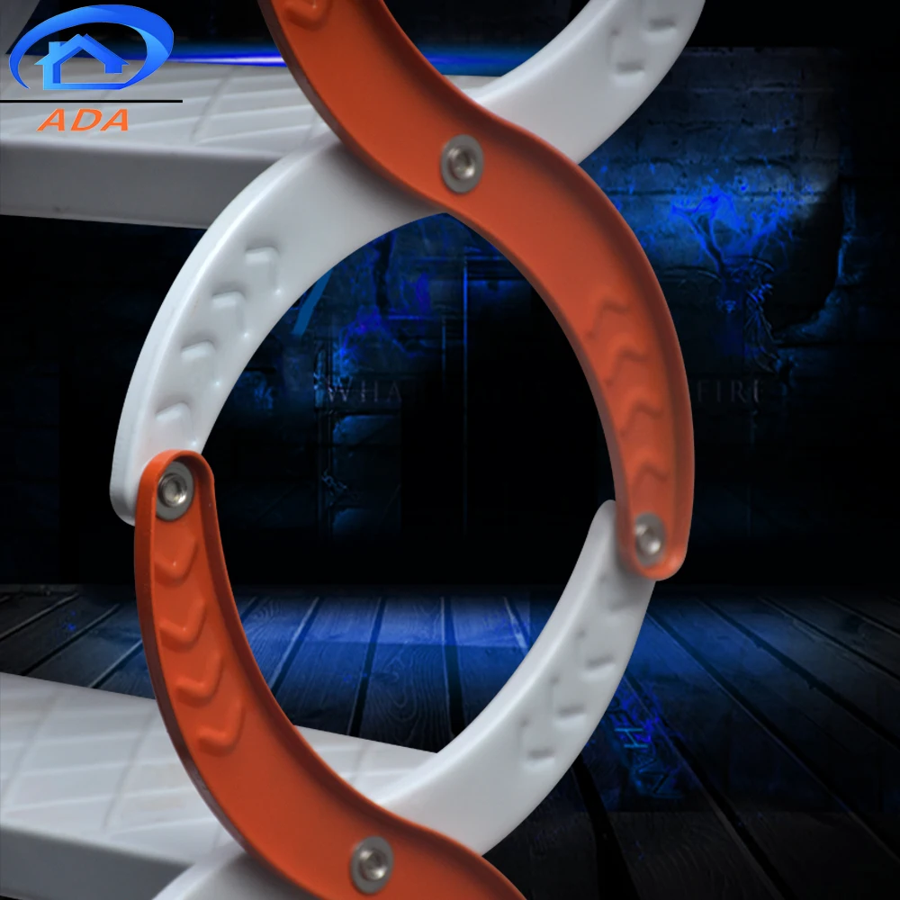 Low price metal handrail retractable staircase to attic hideaway attic stairs