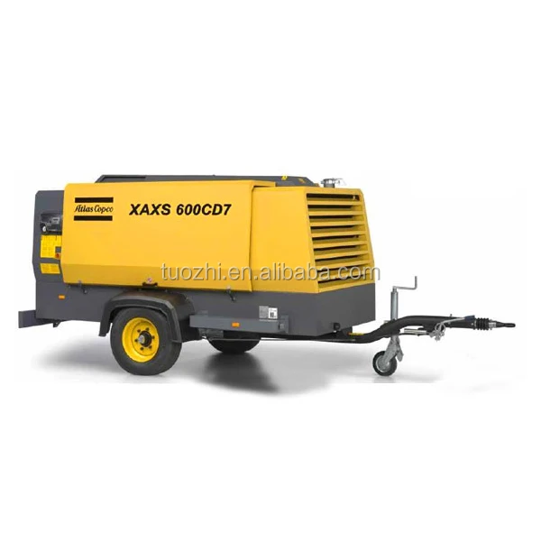 atlas copco 543cfm screw Portable Diesel Air Compressor for construction