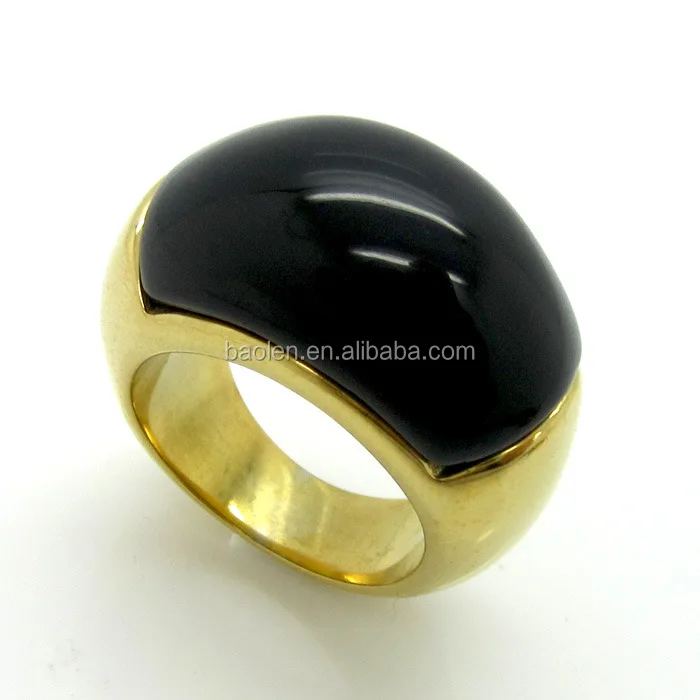 New  Gemstone Opal Statement Party Not Allergic Finger Rings Stone Crystal Jewelry AnEis do sexo feminino