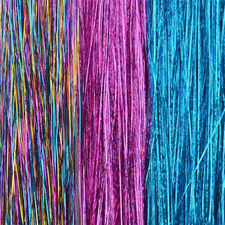 1mx2m Tinsel String Foil Fringe Curtain Shiny Shimmer Party Wedding Birthday Door Decoration Fringe Backdrop