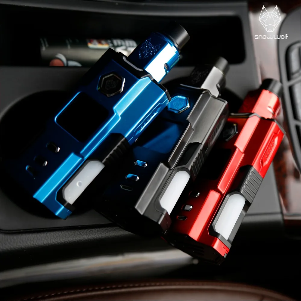  Комплект электронной сигареты Snowwolf Squonk Vfeng электронная сигарета с RDA баком Прямая поставка завода