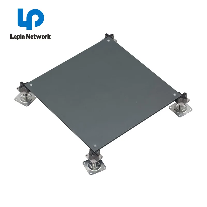 ningbo lepin factory price list 600x600 server room raised floor tiles panel OA network floor in all-steel support size  price