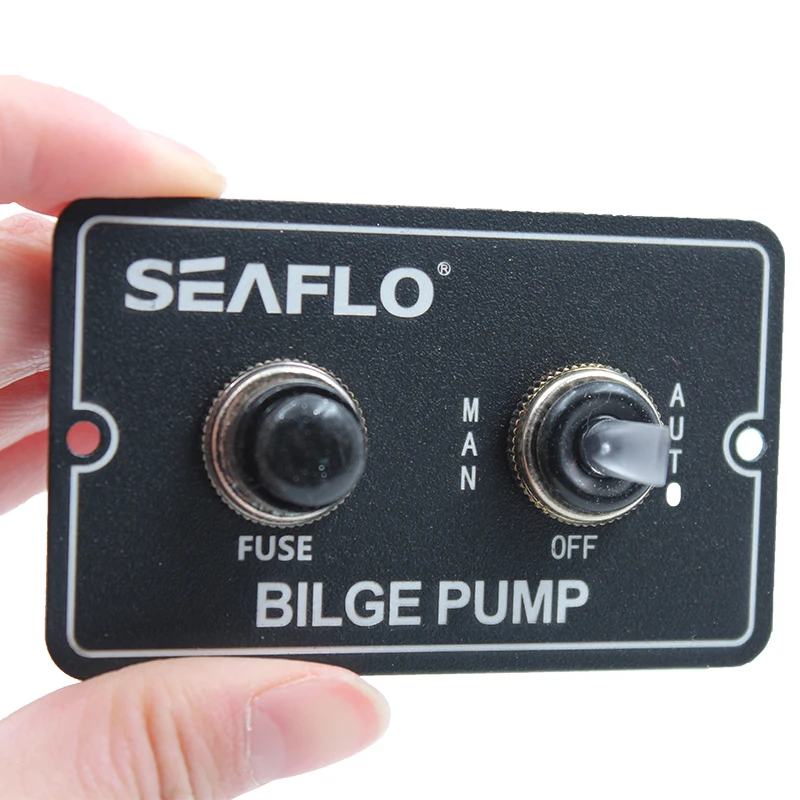 Boat Switch Panel With Led Light 2/3 Way For Bilge Pump