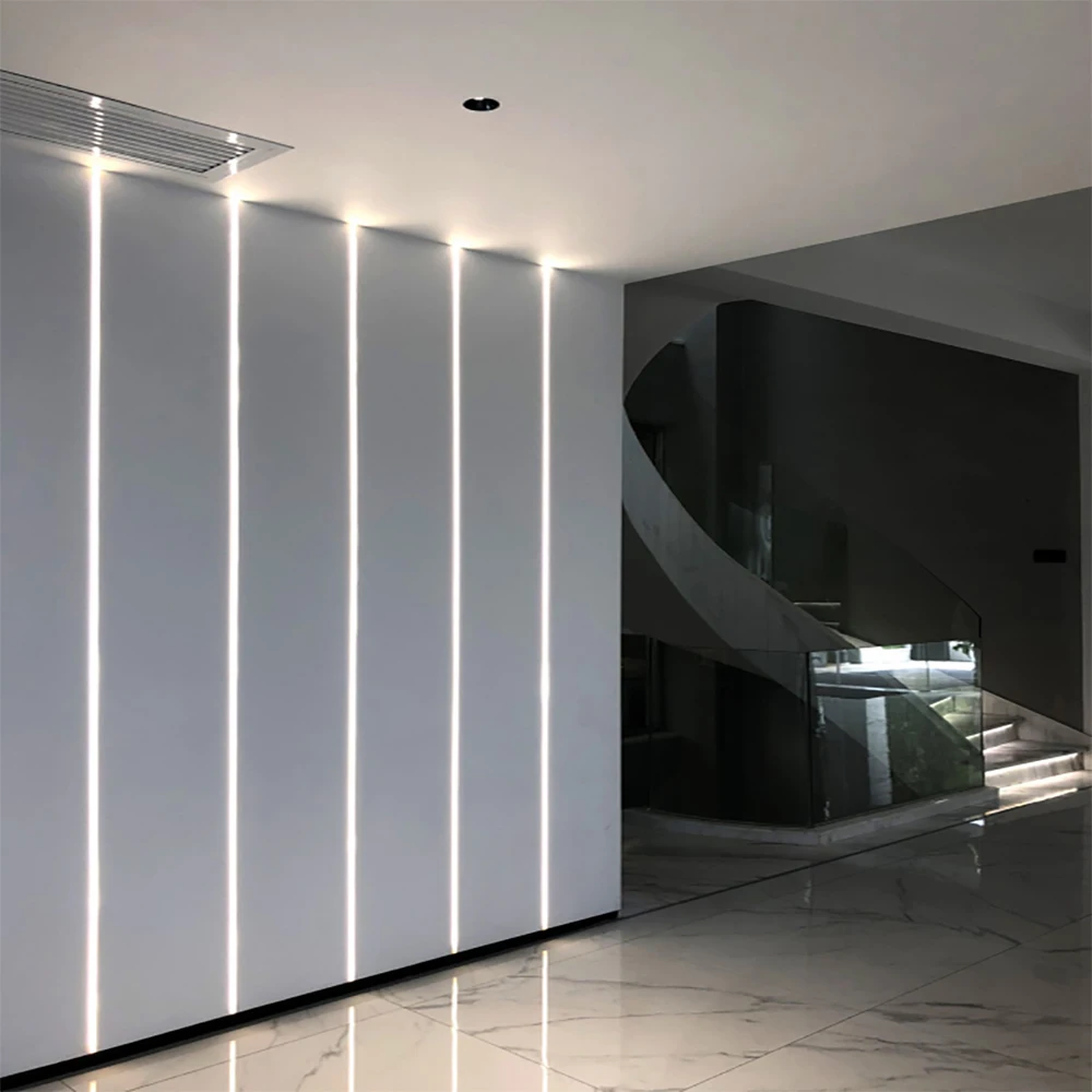 
Factory price trimless plaster gypsum Drywall Aluminum Led Profile extrusion for 12mm led tape 