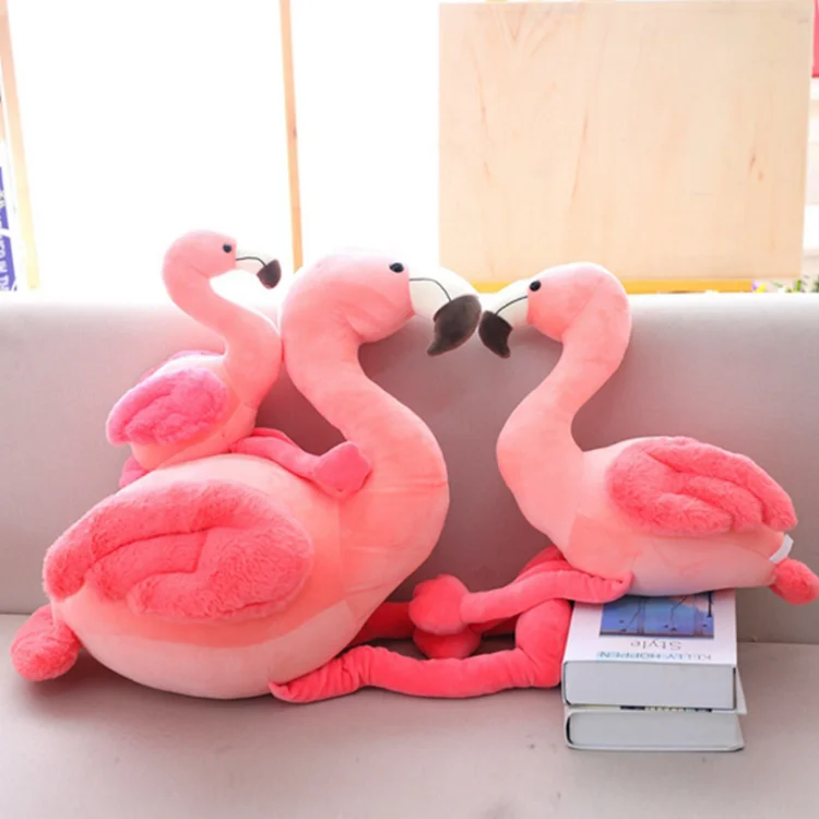Hot sale custom stuffed plush pink flamingo soft plush toy flamingo for gifts