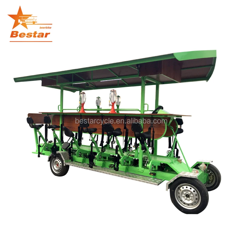 rickshaw 4 wheel adult bike 4 seater pedal party bike for sale