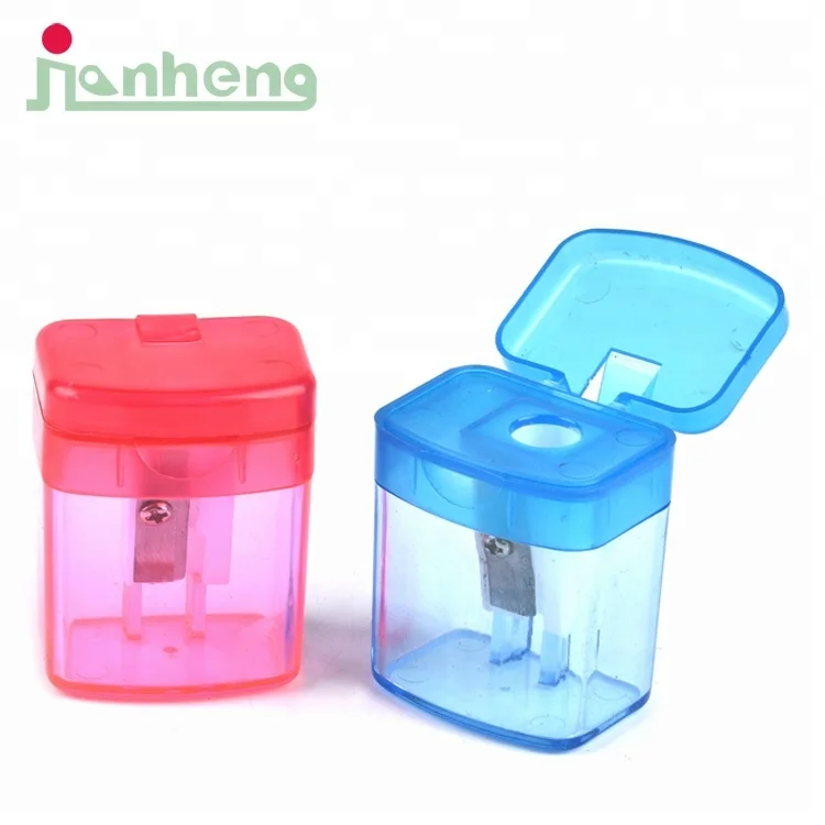 
Plastic pencil sharpener colored manual pencil sharpener 