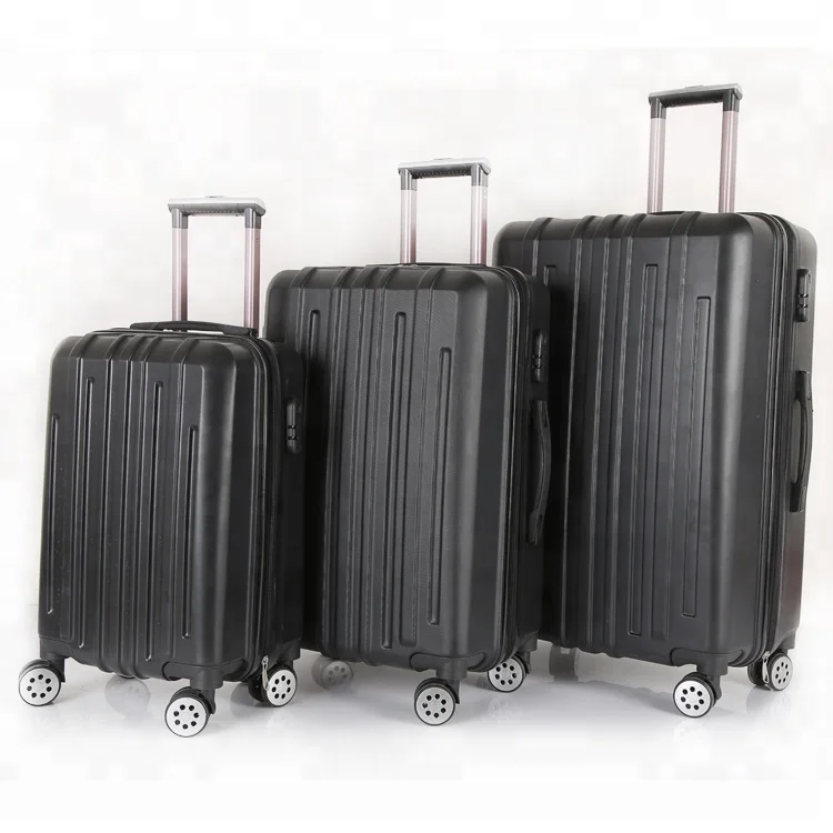
3pc set newest valise hard ABS carrying suitcase plastic travel abs pc 4 wheel hardshell luggage set 