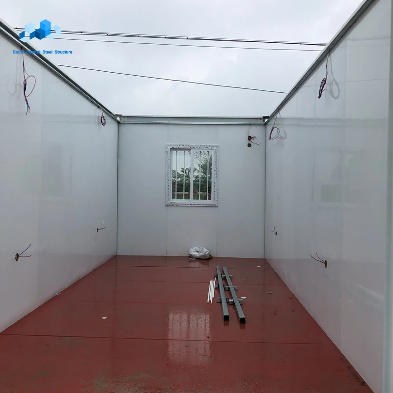 Портативный сборный дом 40 футов, сборный дом, 3 спальни