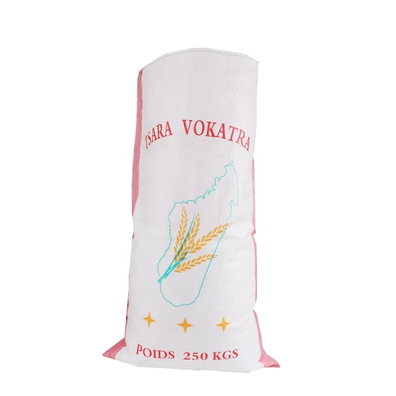 Food grade feature 25kg 50kg woven polypropylene bag sack