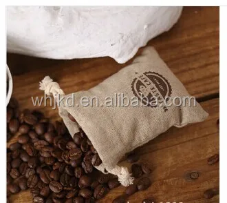 Large fine mesh jute burlap bag coffee bean packaging bag