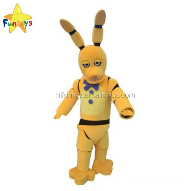 Funtoys MOQ 1 шт. пять ночей в костюме талисмана из фильма «Желтая собака Фредди»