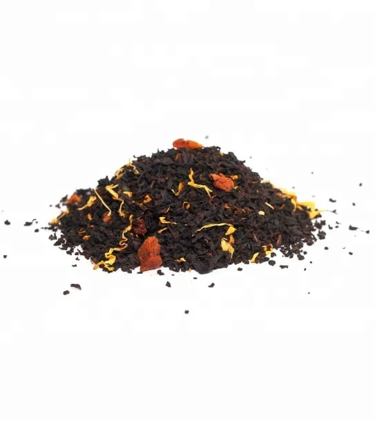 Chinese Dried Rose Flower / Mint /  Peach Black Tea Red Tea