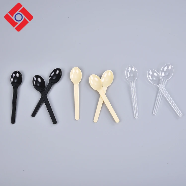Low Price Disposable Multi-Color Tiny Frozen Plastic Dessert Yogurt Spoon For Ice Cream